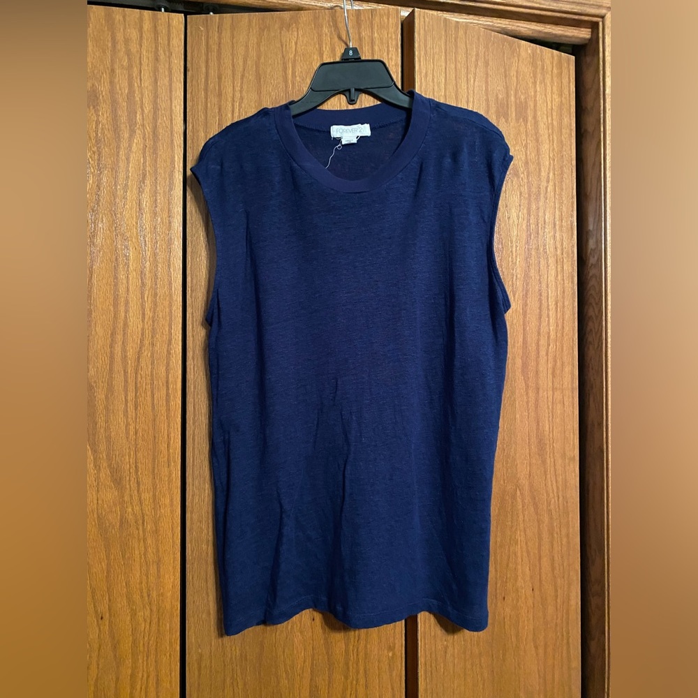 Forever 21 navy blue tank